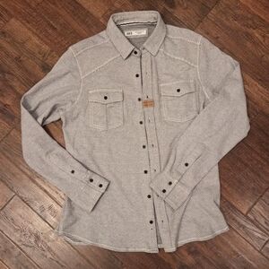 BKE Mens Flannel Shirt Button Up Size L Standard Fit NEW WITH TAGS